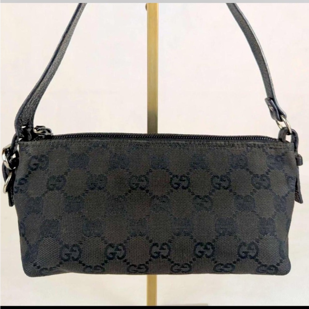 Gucci mini black hobo bag